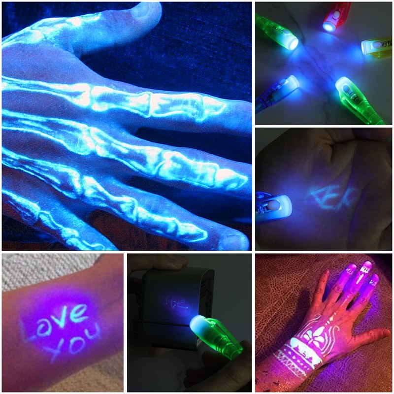 ENJOCASES 30 Pieces Invisible Ink Pen with UV Light Spy