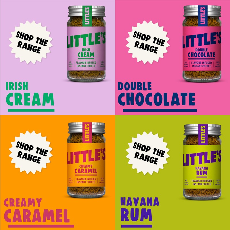 Little's Flavoured Instant Coffee Bundle, 3 Pack (50g x 3)