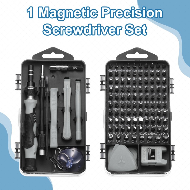 sourcing map 116 in 1 Magnetic Precision Screwdriver Set Electronics