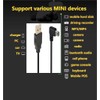 SHANFEILU 90 Degree Mini USB Cable Angle Mini 5pin USB