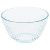 Pyrex Sculpted Glass Bowl Set: 7401, 7401-PC Lemon Drop Yellow,