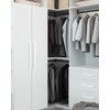 funifiti 5 Pack Long Handles for Kitchen Cabinet Modern White