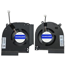 Replacement New CPU+GPU Cooling Fan for HP Victus Gaming Laptop 16-R 16-R0008CA 16-R0028CA 16-R0097NR 16-R0057NR 16-R0010NR 16-R0059WM 16-R0000CA P/N:TPN-C169 N44738-001 DC12V (Not Applicable to 5V)