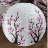 Auch 5 Pack Chinese Japanese Pink Cherry Flowers (12" Diameter)
