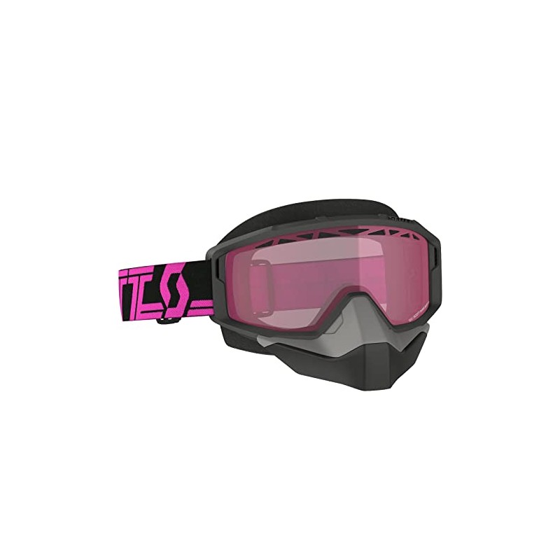 Scott Primal Snow Cross Black/Pink Glasses (Black/Pink, One Size)