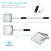 LYCC Cat Litter Scoop, Metal Cat Litter Scooper,Removable Long Handle
