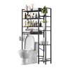 Kalrin 8-Tier Over The Toilet Storage with Side Rack, Over