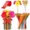 Honeydak 62 Pcs DIY Pencil Flower Arrangement for Teacher Back
