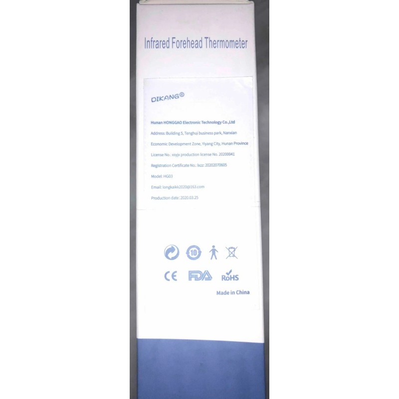 Dikang NON CONTACT Digital IR Infrared Forehead Thermometer Surface &