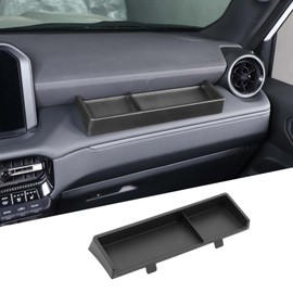 Fgtagtal Passenger Storage Tray Organizer Fit for Toyota Land Cruiser 250 Prado J250 LC250 2024 2025, ABS Center Console Co-Pilot Upper Glove Box Interior Organizer Tray with Mat