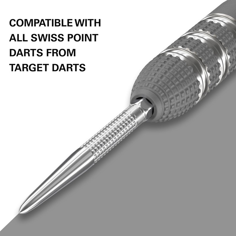 Target Darts Swiss Point GRD Silver 30mm Dart Points