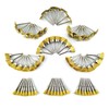 Merryland Wire Brush Mini Brass Brush for Dremel 72 Pack,