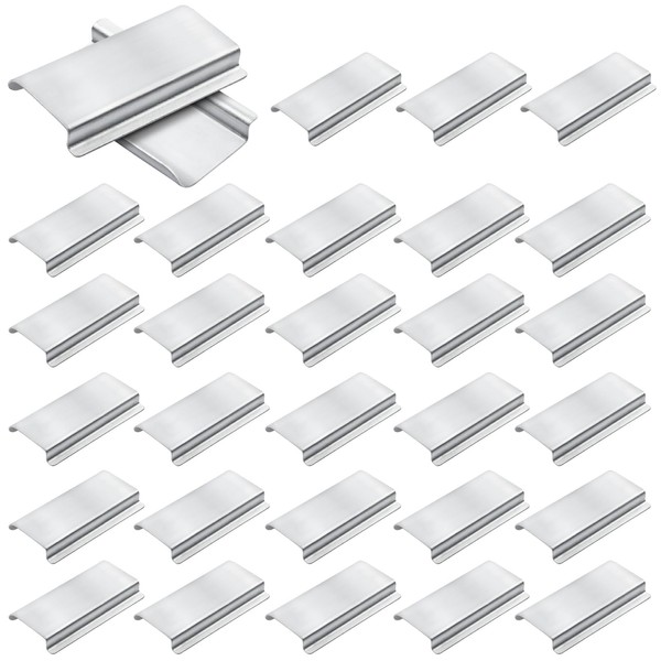 ​Universal Aluminum Window Screen Pull Tabs Replacement, 30-Pack Durable UV-Resistant