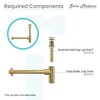 Swiss Madison Well Made Forever SM-BT01G, Bottle Trap Drain, Gold