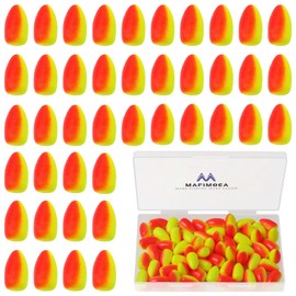 MAFIMOEA 80/60/45 PCS Bullet Fishing Foam Floats Snell Float Surf Pompano Rigs Float for Spinner Rig Making Fly Fishing Strike Indicators for Trout Catfish Walleye
