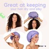 Premium Shower Cap for Women - 1000+ Showers, 100% Waterproof,