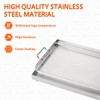 LotFun 32" x 15" Stainless Steel Cooking Griddle for Outdoor
