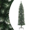 FAMIROSA 7 ft Artificial Slim Christmas Tree with Stand Faux