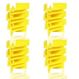 PIAOLGYI 12 Pcs Tray Stackers for Harvest Right Freeze Dryer Accessories Compatible with Harvest Right Trays,Yellow(ONLY Tray Stackers)