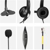 Callez Phone Headset with Noise Cancelling Microphone & Mute Switch,