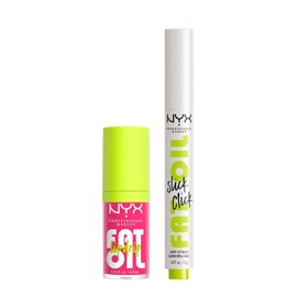 NYX Professional Makeup Fat Oil Lip Drip + Slick Click Duo, NYX Professional Makeup - Color: Missed Call + Main Character