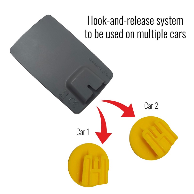 4R Quattroerre.it 1739 Toll Clips Fixing System Removable Round 2