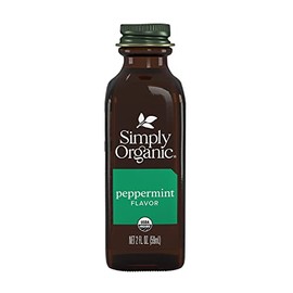 Simply Organic Peppermint Flavor, Certified Organic | 2 oz | Pack of 12