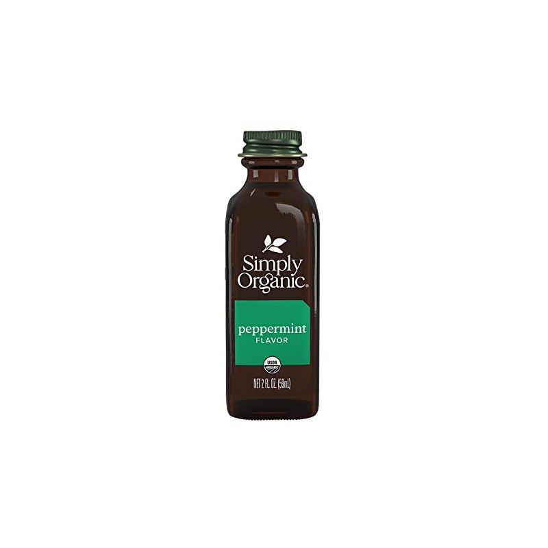 Simply Organic Peppermint Flavor, Certified Organic | 2 oz |