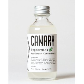 Mouthwash Concentrate Peppermint - Great for Travel, Dry Mouth and Gum Health - Alcohol & Fluoride Free, Natural Mouth Wash for Bad Breath - Zero Waste - 2 oz