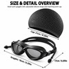 Swimming Goggles for Adults – Anti-Fog UV Protection Lenses with