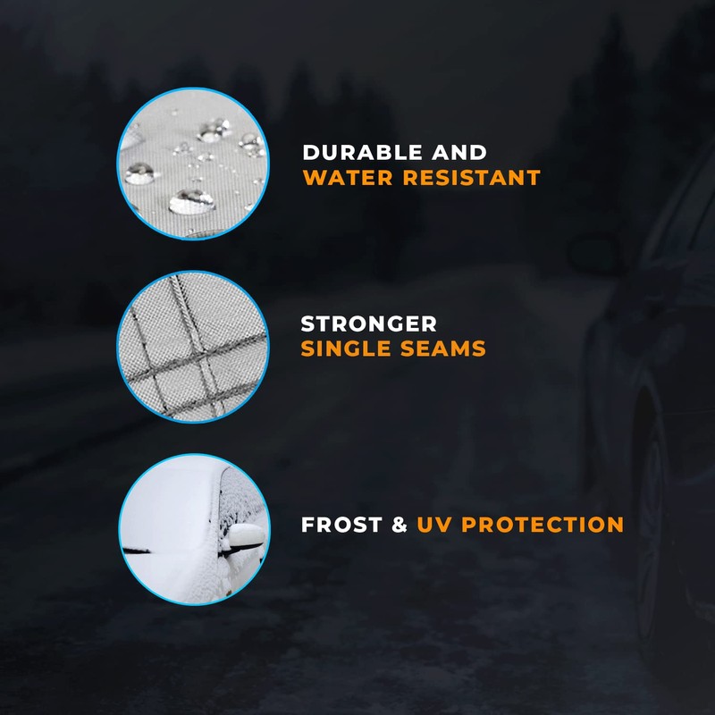 Simply FRO1 Standard Car Frost Protection and Sun Shield, 2.4