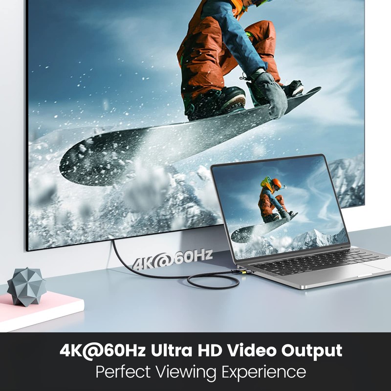 GiGimundo 20Gbps USB C Kabel (1M) für Thunderbolt 3, Unterstützt