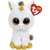 TY TY Glubschis - Pegasus Einhorn, weiß/gold - Beanie Boos