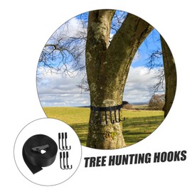 BESPORTBLE 1 Set Durable Tree Strap Hangers with Multi Hooks for Hunting Outdoor Equipment for Tree Stand Climbing Camping Organizing Gear