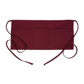 FAME Original 3 Pocket Waist Apron - F9 - Burgundy (WFA18130BU)