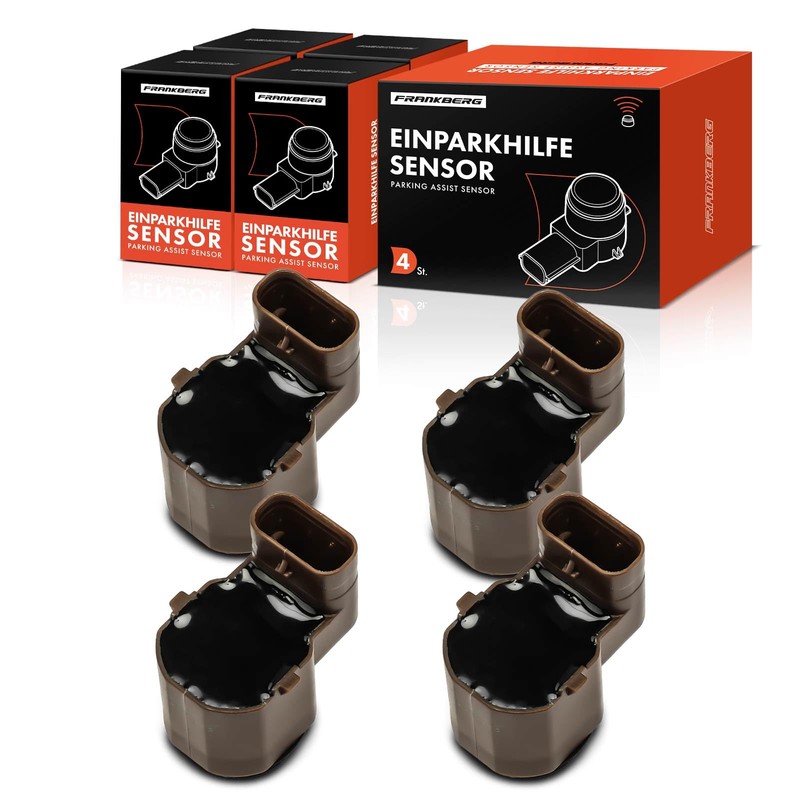 Frankberg 4x Parking Sensor 3-Pin Front Rear Compatible with Golf