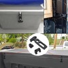 HARSKIYER Flexible Rubber T-Handle Latches, 2 Pack Toolbox Cooler Latch,