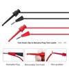 Cleqee Multimeter Test Leads Banana Plug-Alligator Clip Banana-Banana Plug Banana-Mini