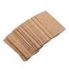 Hohopeti 100pcs Jewelry Display Cards for Earrings Blank Kraft Paper