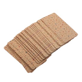 Hohopeti 100pcs Jewelry Display Cards for Earrings Blank Kraft Paper Ear Cards for and Storage for Jewelry Showcases and Diy