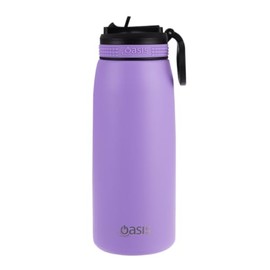 Oasis Insulated Sports Bottle with Sipper, Lavender, 780 ml