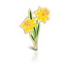 Birth Month Flower Enamel Pin - Elegant Brooch for Women's