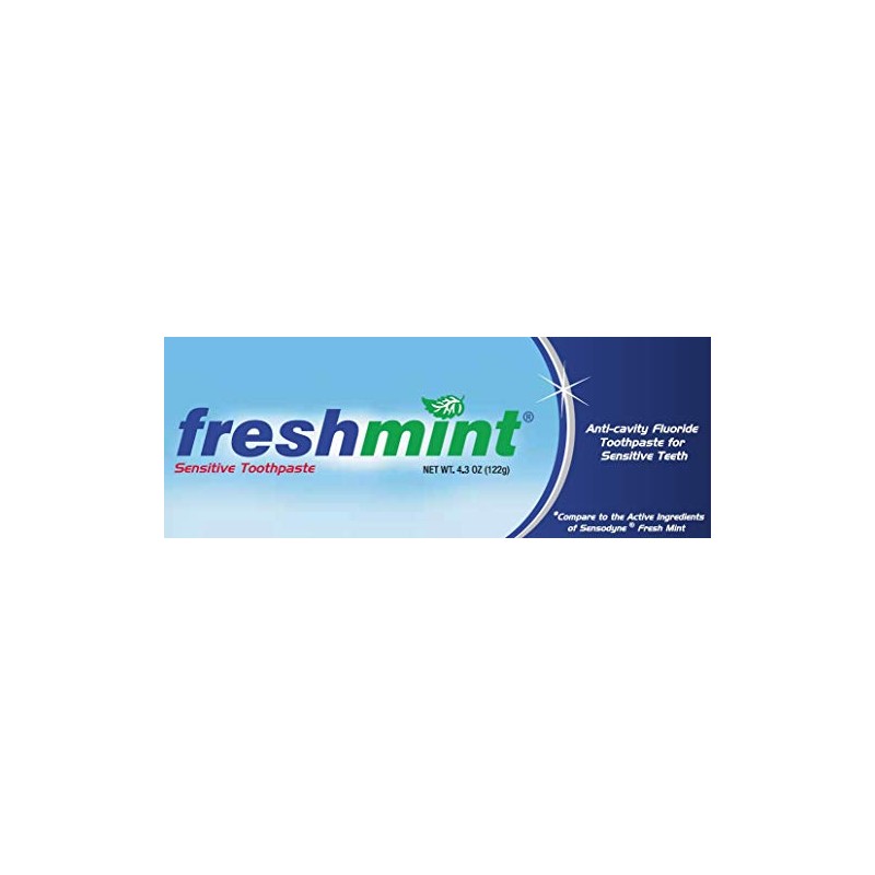 Freshmint 4.3 oz. Sensitive Anticavity Fluoride Toothpaste Individually Boxed