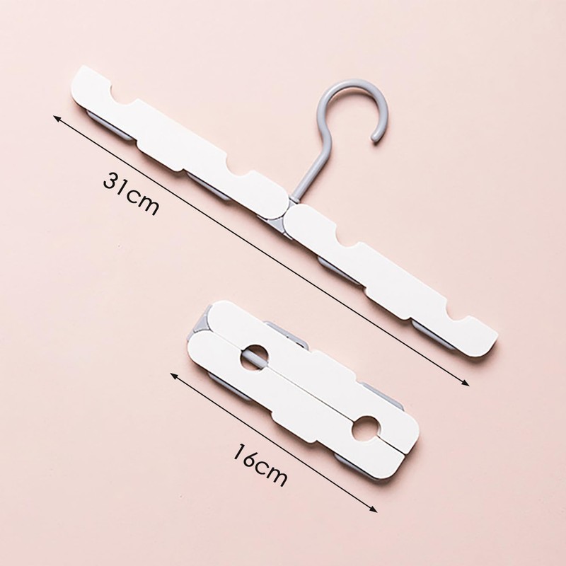 Percha de Ropa de Viaje, Percha Plegable de Plástico de
