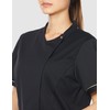 Michelle Clan MK0041 Women's Jacket (Anti-See-Through/Anti-Static/Stretch/Antibacterial/Easy Care/Industrial Washing), C-10 Black