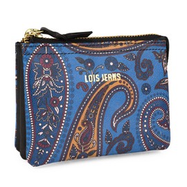 Lois - Women's Leather Purse - Durable Wallet Women's Leather - Purse Women's Leather Purse with Multiple Compartments 206218, blue, Elegant