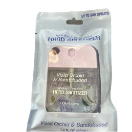 Wish pocket hand Sanitizer Spray 1.2oz. Violet orchid Sandalwood hydrating