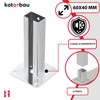 Kotarbau® Post Anchor 60 x 40 mm Post Shoe Fence