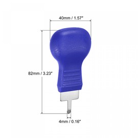 uxcell Watch Back Cover Opener, Case Remover Tools, 4mm Width Case Pry Battery Remover Repair Replacing Watchmaker Tools, Blue