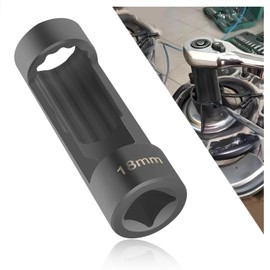 18mm Shock Absorber Socket for Removal of Shock Absorbers Nut,Strut Nut Socket with 12 Point 1/2" Drive Compatible with Cars,SUVs,Trucks,Portability Suspension Tools Strut Sockets